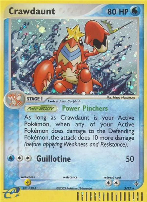 Crawdaunt (EX Dragon #3/97)