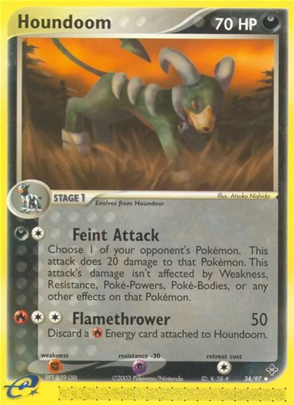 Houndoom (EX Dragon #34/97)