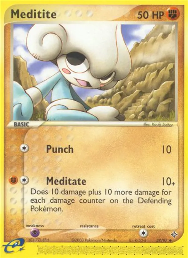 Meditite (EX Dragon #37/97)