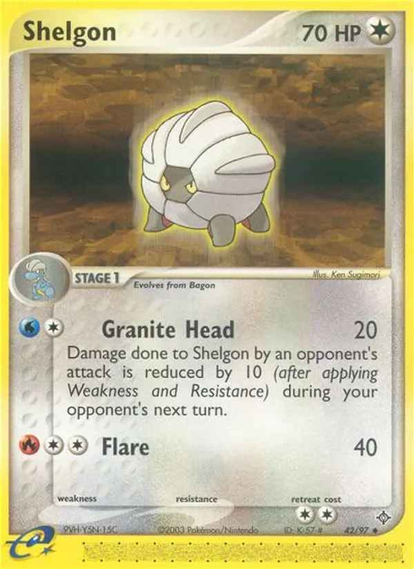 Shelgon (EX Dragon #42/97)