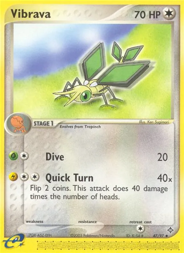 Vibrava (EX Dragon #47/97)