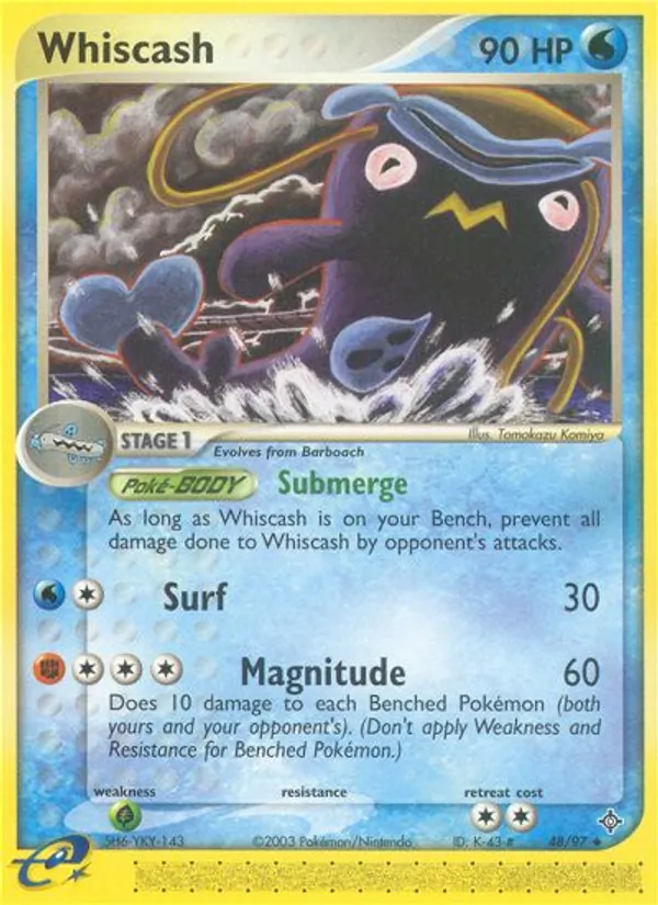 Whiscash (EX Dragon #48/97)