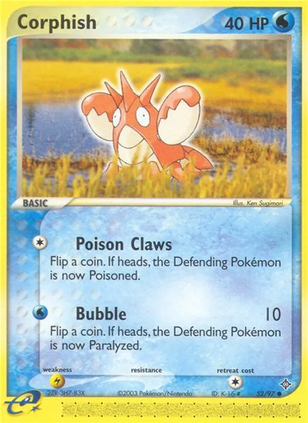 Corphish (EX Dragon #52/97)