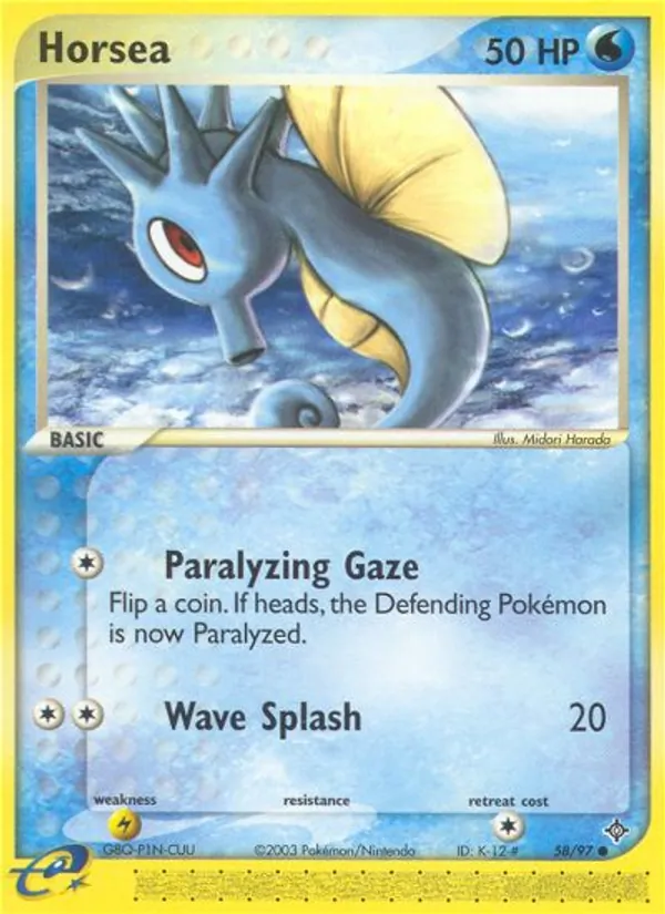 Horsea (EX Dragon #58/97)