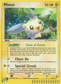 Minun (EX Dragon #7/97)