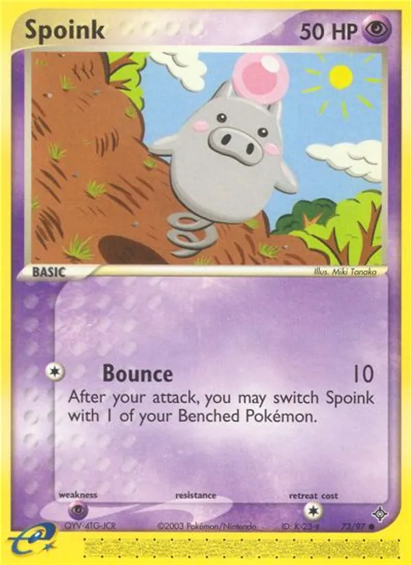 Spoink (EX Dragon #73/97)