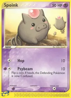 Spoink (EX Dragon #74/97)