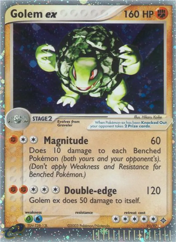 Golem ex (EX Dragon #91/97)