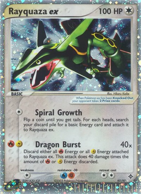 Rayquaza ex (EX Dragon #97/97)