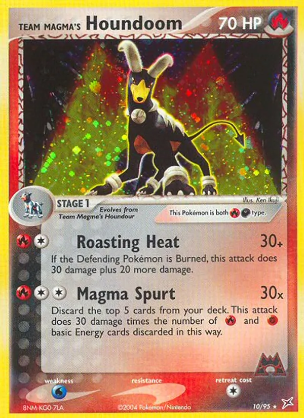 Team Magma's Houndoom (EX Team Magma vs Team Aqua #10/95)