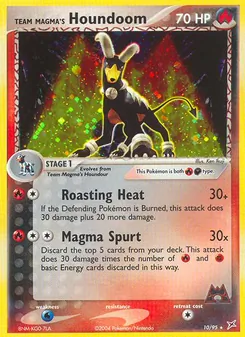 Team Magma's Houndoom (EX Team Magma vs Team Aqua #10/95)