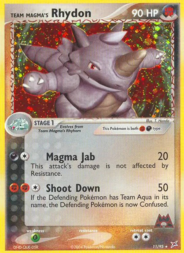 Team Magma's Rhydon (EX Team Magma vs Team Aqua #11/95)