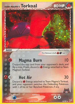 Team Magma's Torkoal (EX Team Magma vs Team Aqua #12/95)