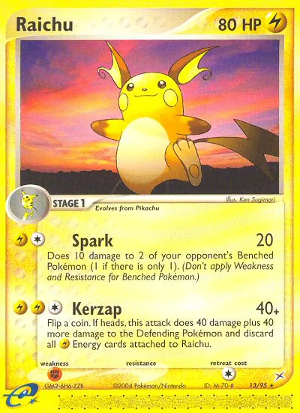 Raichu (EX Team Magma vs Team Aqua #13/95)
