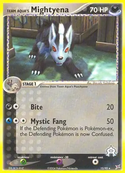 Team Aqua's Mightyena (EX Team Magma vs Team Aqua #15/95)