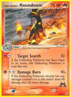 Team Magma's Houndoom (EX Team Magma vs Team Aqua #34/95)