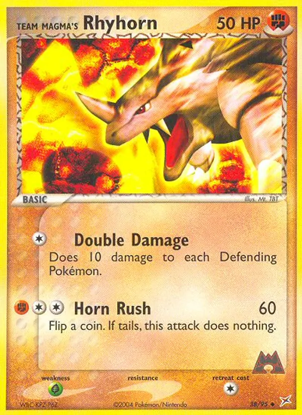 Team Magma's Rhyhorn (EX Team Magma vs Team Aqua #38/95)