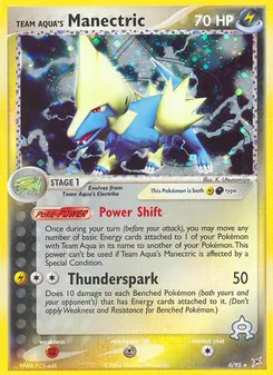 Team Aqua's Manectric (EX Team Magma vs Team Aqua #4/95)