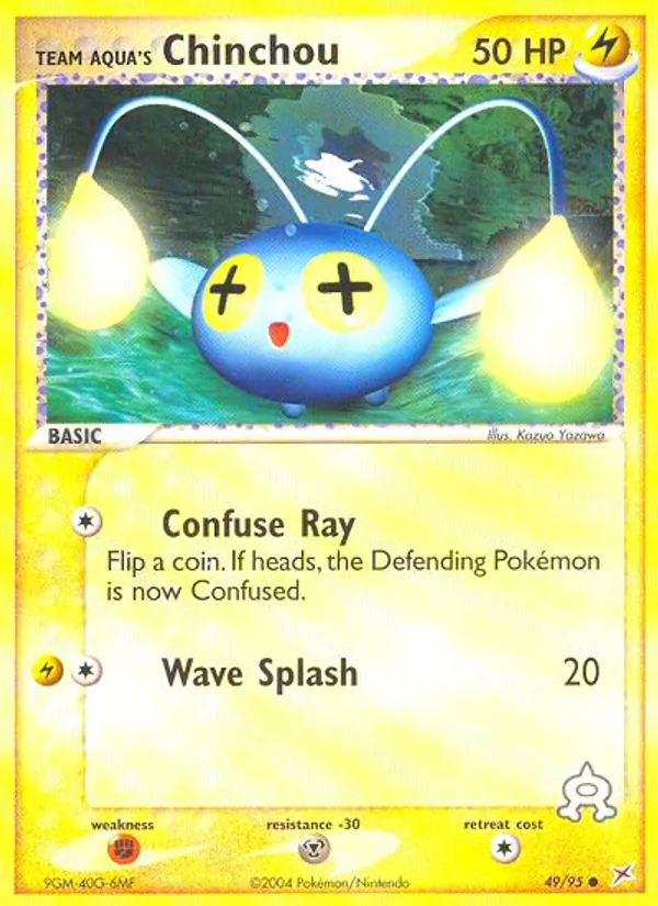 Team Aqua's Chinchou (EX Team Magma vs Team Aqua #49/95)