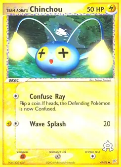 Team Aqua's Chinchou (EX Team Magma vs Team Aqua #49/95)