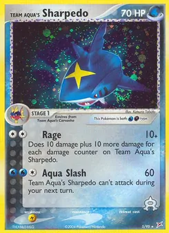 Team Aqua's Sharpedo (EX Team Magma vs Team Aqua #5/95)