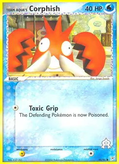 Team Aqua's Corphish (EX Team Magma vs Team Aqua #50/95)