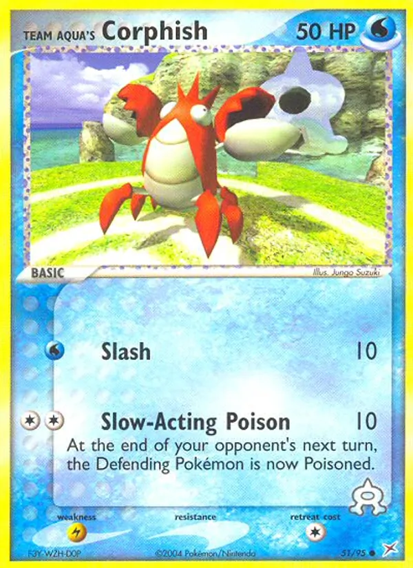 Team Aqua's Corphish (EX Team Magma vs Team Aqua #51/95)