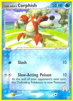 Team Aqua's Corphish (EX Team Magma vs Team Aqua #51/95)