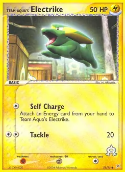 Team Aqua's Electrike (EX Team Magma vs Team Aqua #53/95)