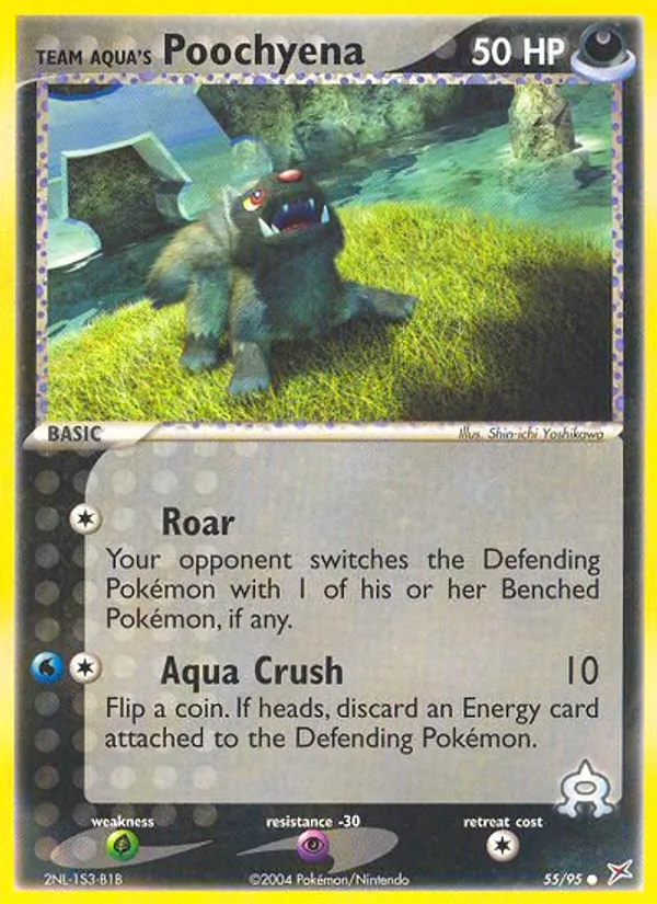 Team Aqua's Poochyena (EX Team Magma vs Team Aqua #55/95)