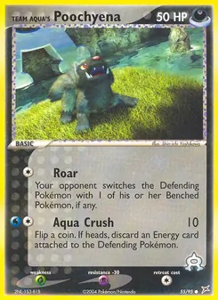 Team Aqua's Poochyena (EX Team Magma vs Team Idro #55/95)