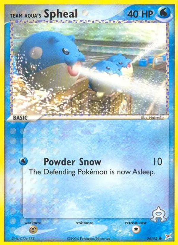Team Aqua's Spheal (EX Team Magma vs Team Aqua #56/95)