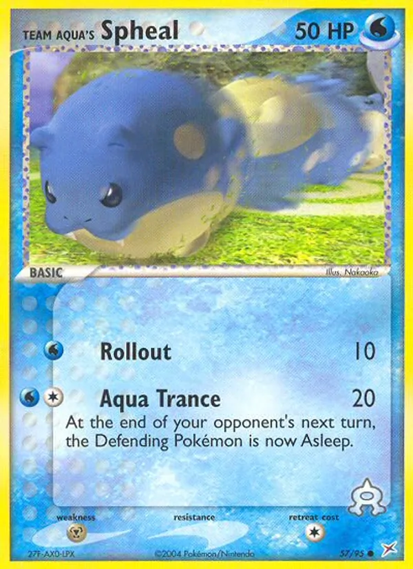 Team Aqua's Spheal (EX Team Magma vs Team Aqua #57/95)