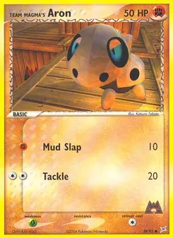 Team Magma's Aron (EX Team Magma vs Team Aqua #58/95)
