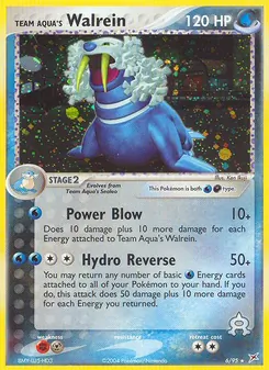 Team Aqua's Walrein (EX Team Magma vs Team Aqua #6/95)