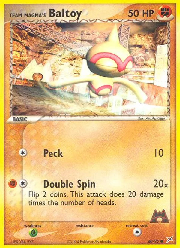 Team Magma's Baltoy (EX Team Magma vs Team Aqua #60/95)