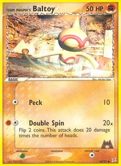 Team Magma's Baltoy (EX Team Magma vs Team Aqua #60/95)