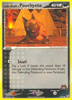 Team Magma's Poochyena (EX Team Magma vs Team Idro #65/95)