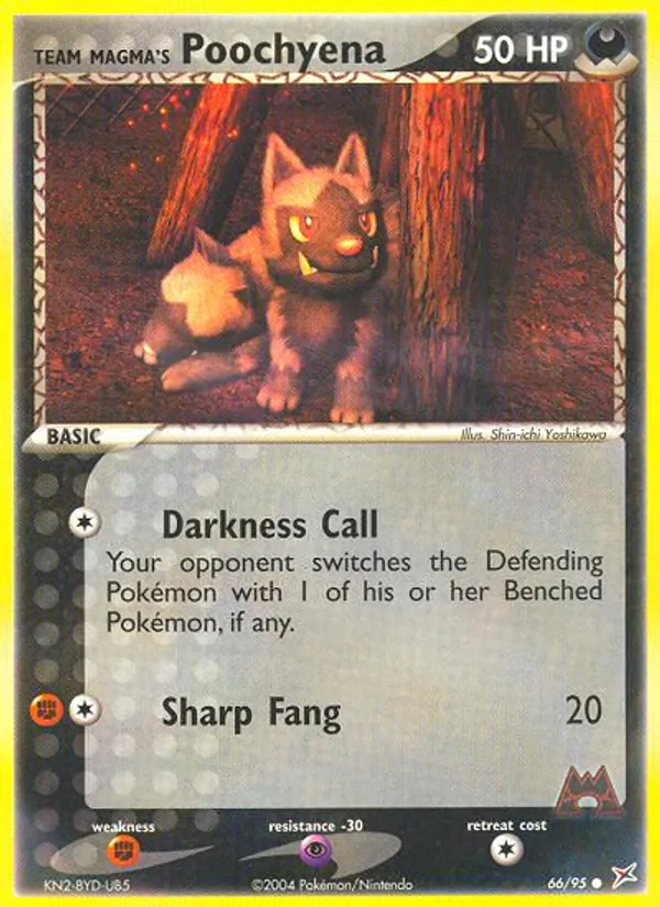 Team Magma's Poochyena (EX Team Magma vs Team Aqua #66/95)