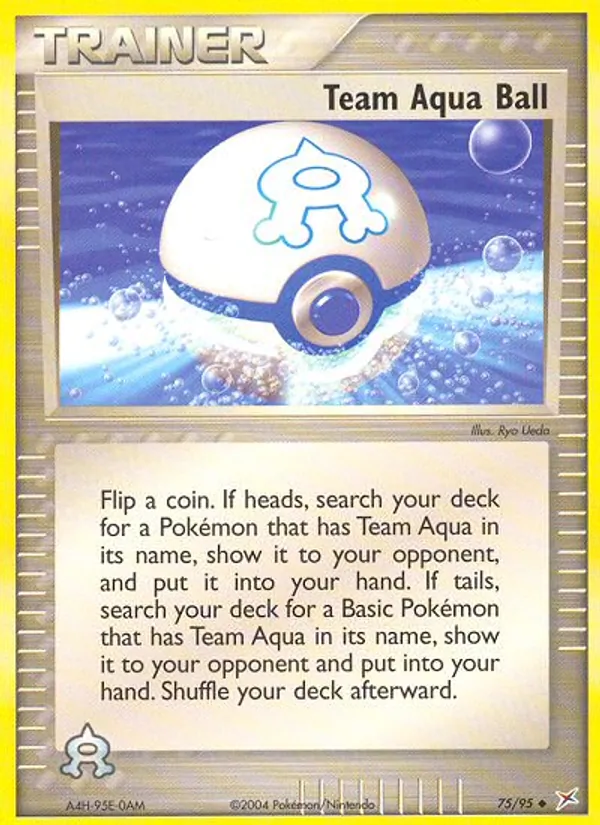 Team Aqua Ball (EX Team Magma vs Team Aqua #75/95)