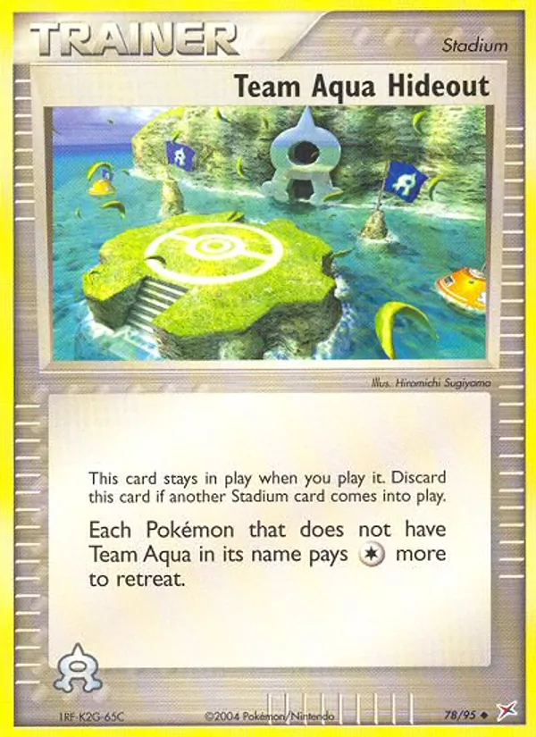 Team Aqua Hideout (EX Team Magma vs Team Aqua #78/95)