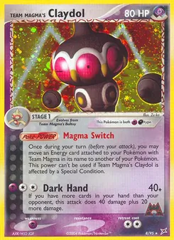 Team Magma's Claydol (EX Team Magma vs Team Aqua #8/95)