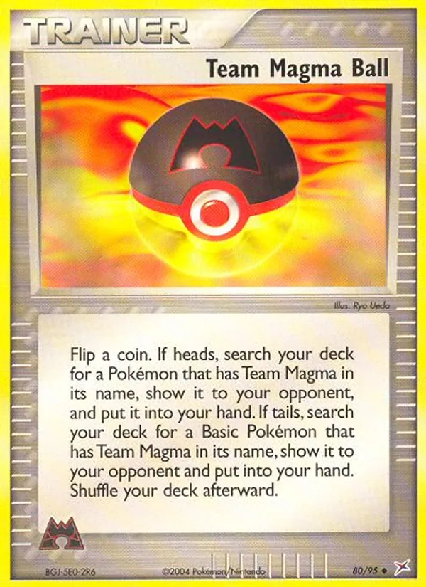 Team Magma Ball (EX Team Magma vs Team Aqua #80/95)