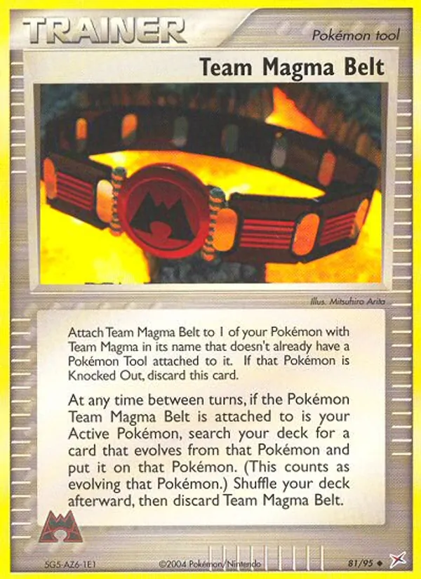 Team Magma Belt (EX Team Magma vs Team Aqua #81/95)