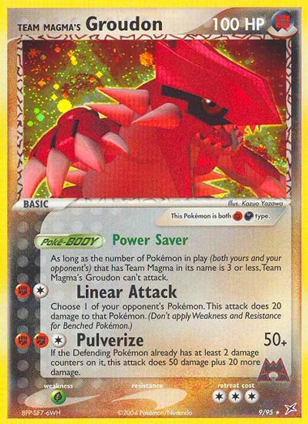 Team Magma's Groudon (EX Team Magma vs Team Aqua #9/95)