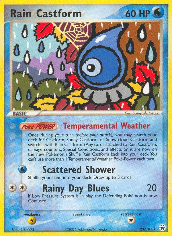 Rain Castform (EX Hidden Legends #23/101)