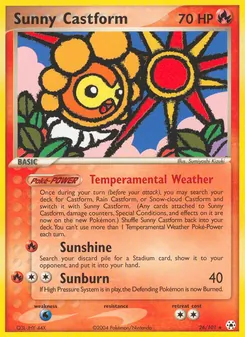 Sunny Castform (EX Hidden Legends #26/101)