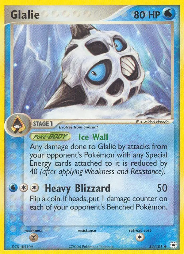 Glalie (EX Hidden Legends #34/101)