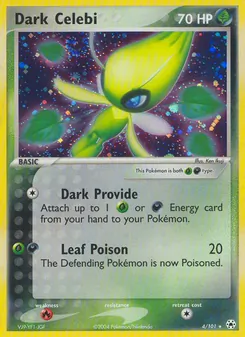 Dark Celebi (EX Hidden Legends #4/101)