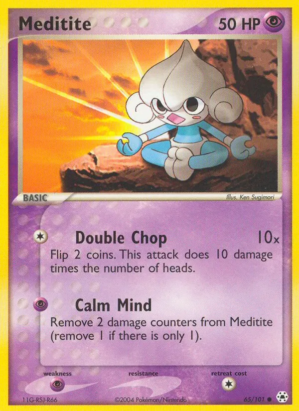 Meditite (EX Hidden Legends #65/101)
